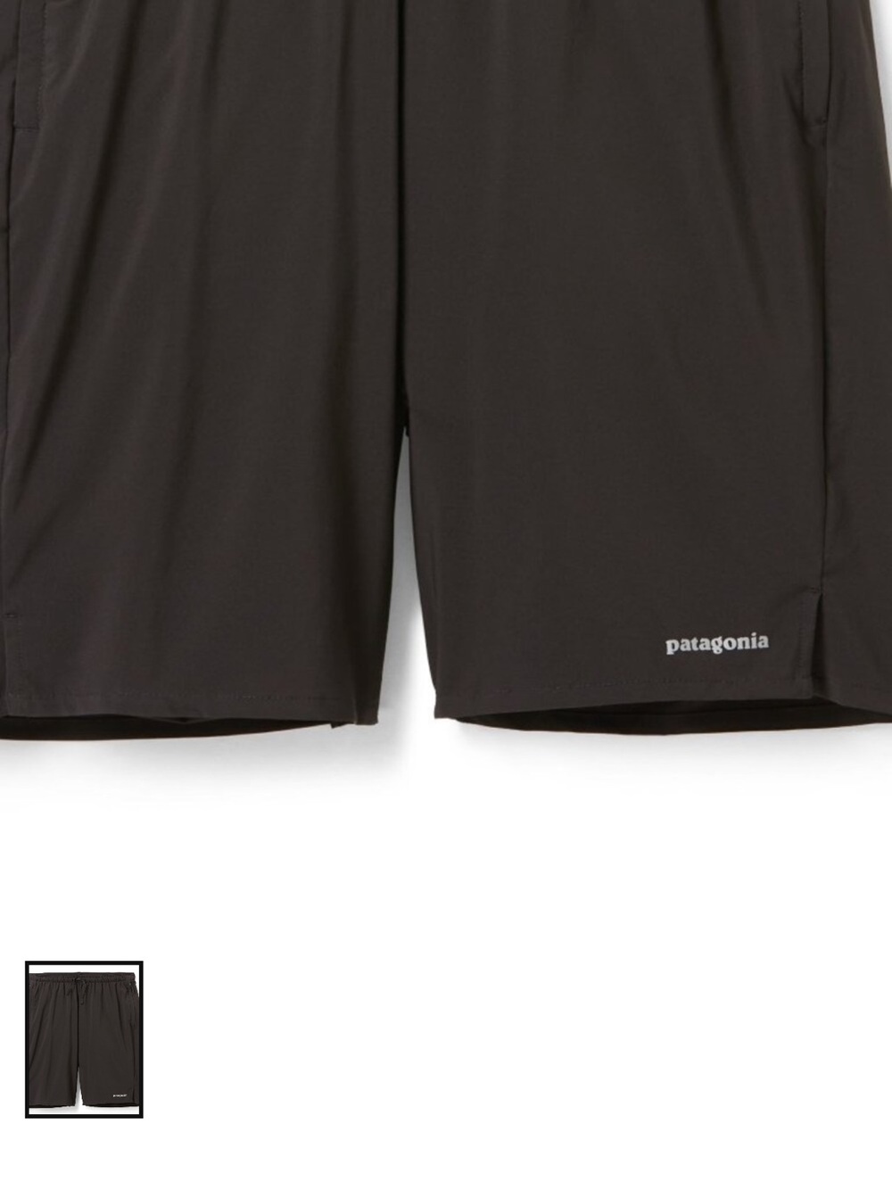 Patagonia Men's Charcoal Athletic Shorts